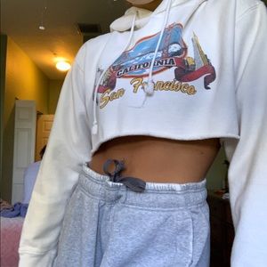 Brandy Melville Cropped Sweatshirt